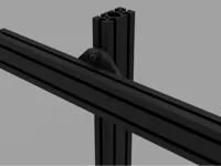 Plaque de jonction pour profilés aluminium 4080 — photo 1