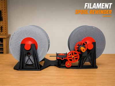 Optimized Filament Spool Rewinder