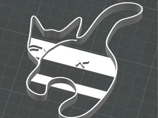 Cat Butt Cookie Cutter