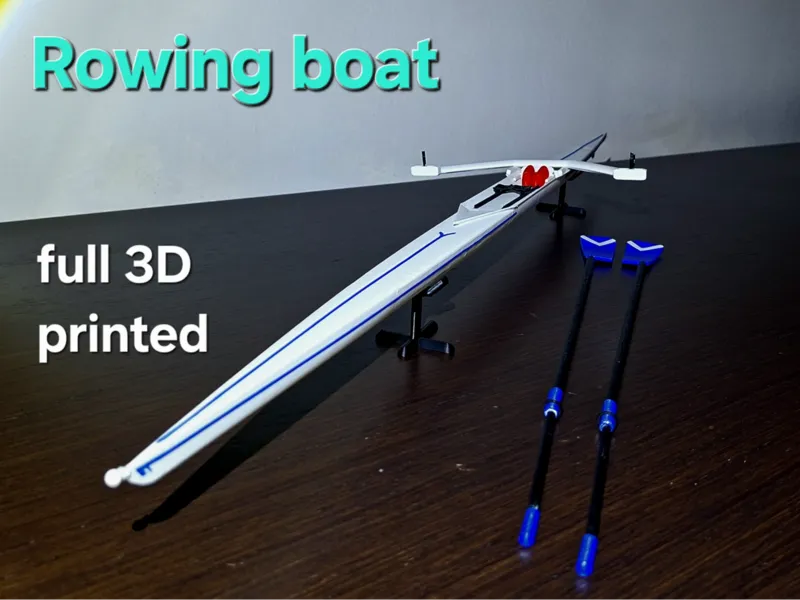 Rowing boat 3D model