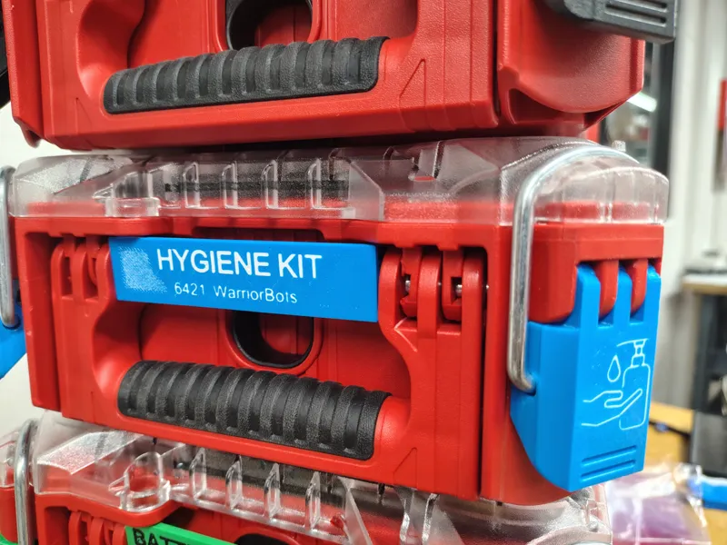 Hygiene Kit Latch and Label