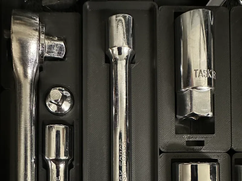 Gridfinity task force ratchet extension holder