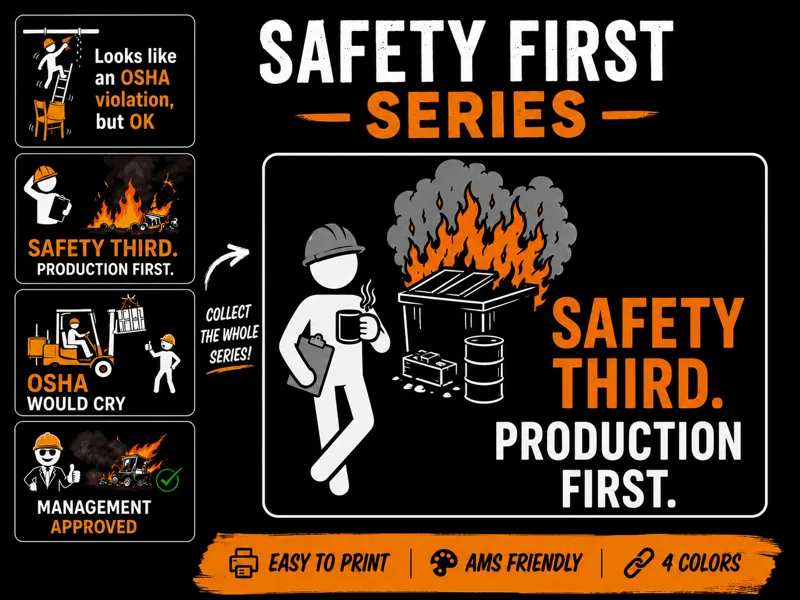Safety First Series – Safety Third Sign