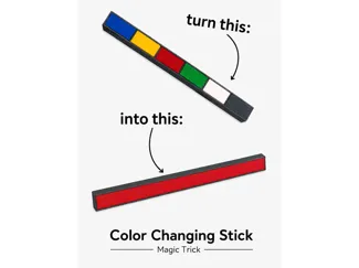Color changing stick - magic trick
