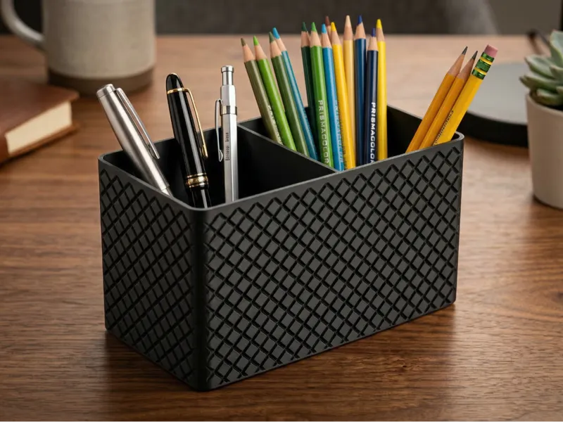 Desk Organizer - Diamond Print - 180x90mm 