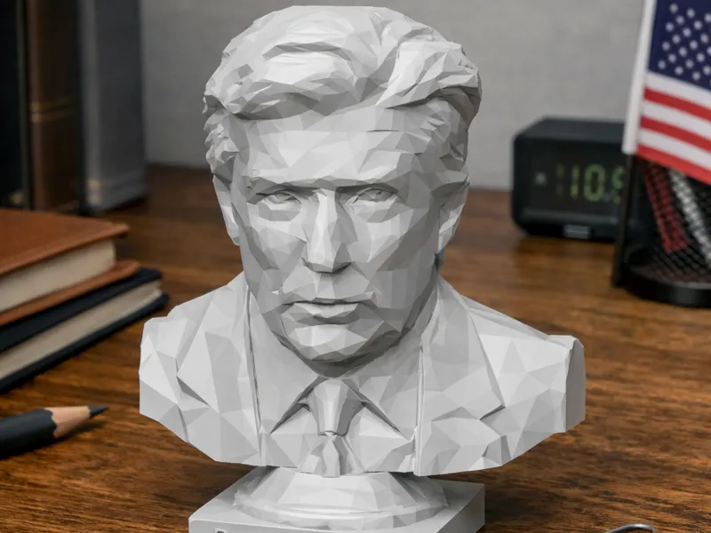 Low-Poly Trump Bust