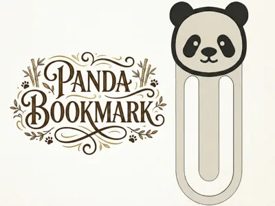Panda Bookmark