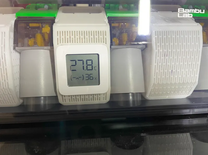 X1/P1 AMS DryBox with Xiaomi Mi Temperature 2