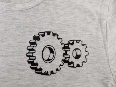 Shirt Print - Gear Wheels