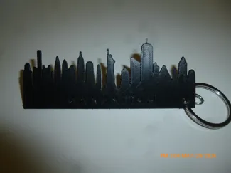 Manhattan Skyline Keychain