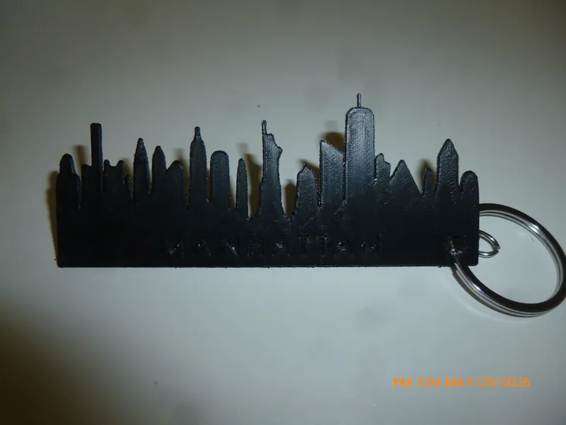 Manhattan Skyline Keychain