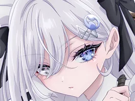 靠死亡遊戲混飯吃。幽鬼女僕妝髮飾