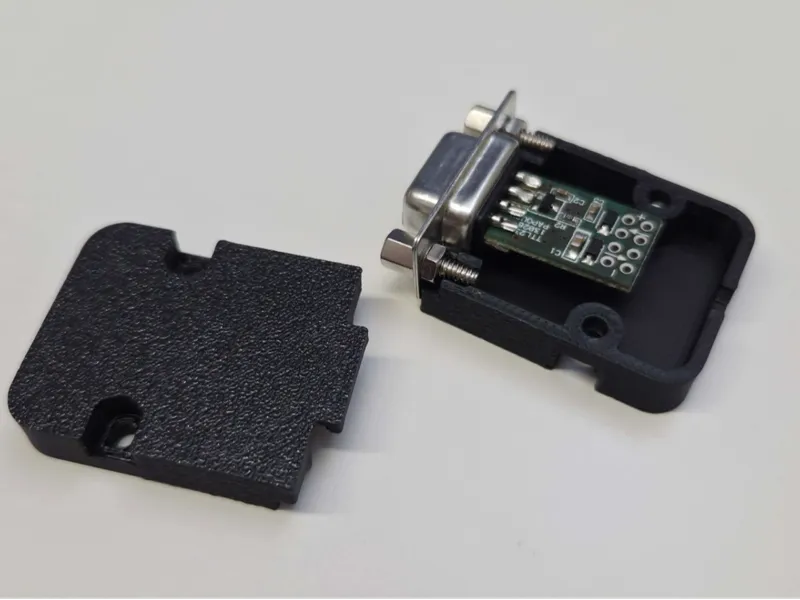 D-Sub 9-pin connector cover