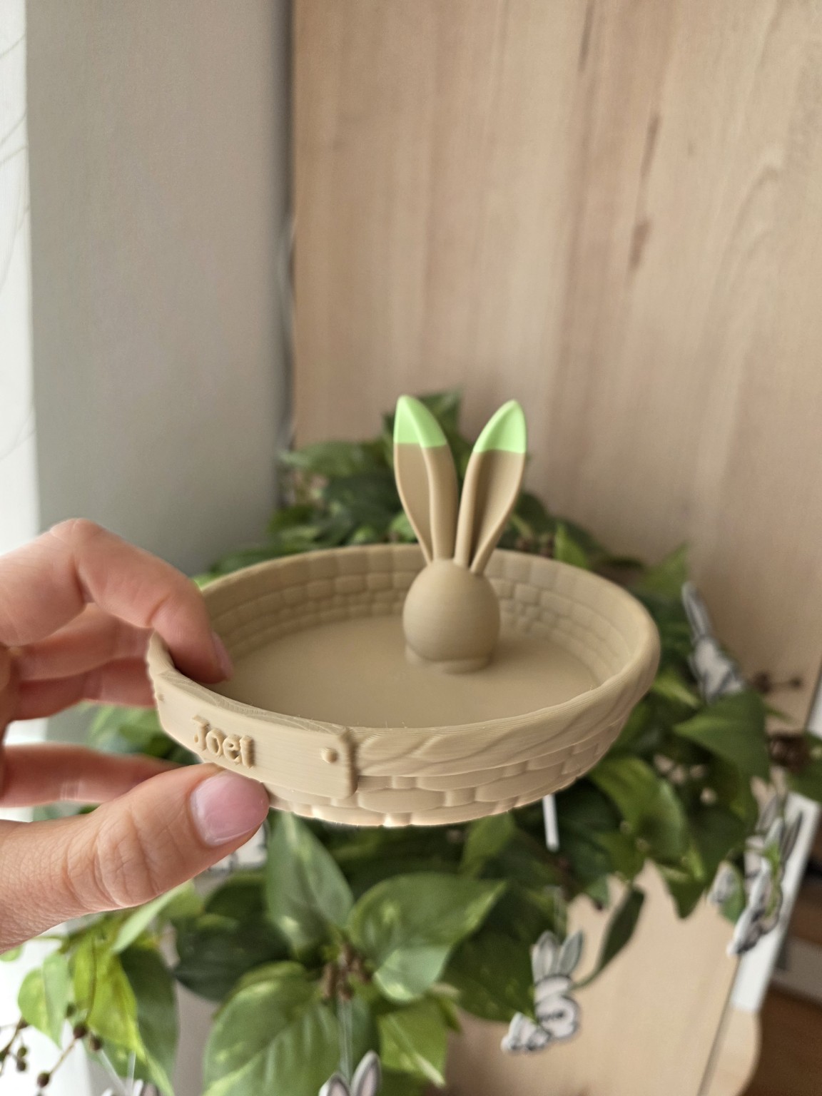 Miniatura 4 do modelo 3D Personalized Easter Basket, Osterkörbchen mit Name