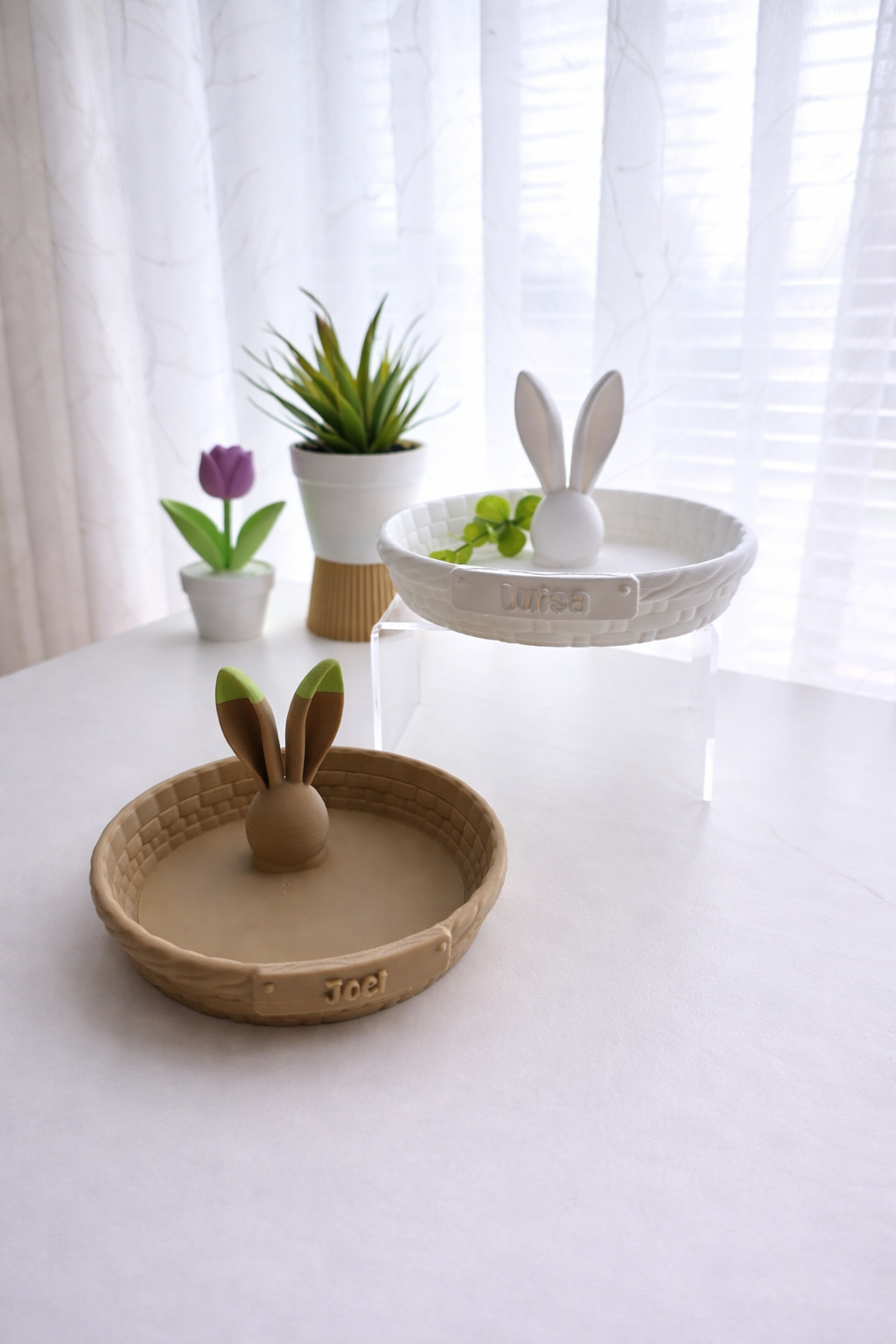 Miniatura 8 do modelo 3D Personalized Easter Basket, Osterkörbchen mit Name