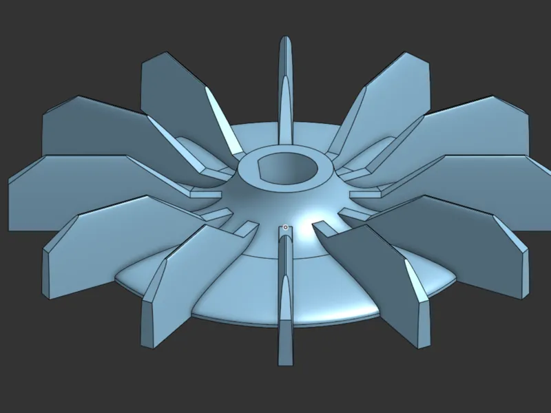 1470x230mm radial blower impeller