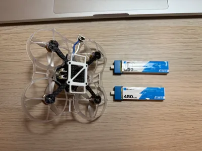 NBD75 battery strap, compatible with Betafpv 450mah and 550mah batteries