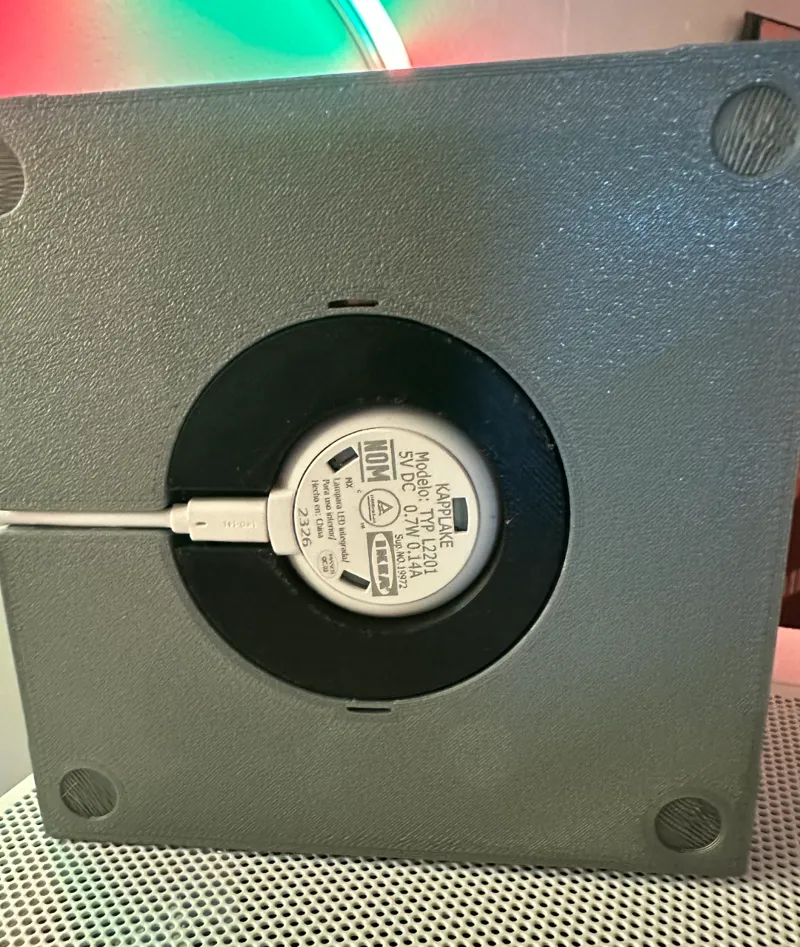 Ikea Kapplake Adapter for Bambu Lab LED Kit Prints