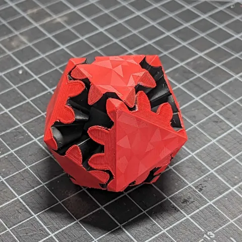 Icosahedron Gears Fidget Toy view 4