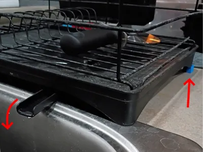 Dish rack lifts / elevators / raisers