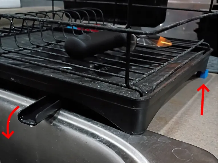 Dish rack lifts / elevators / raisers
