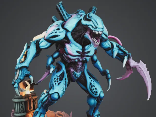 Nemesis-Inspired Alien Apex Predator