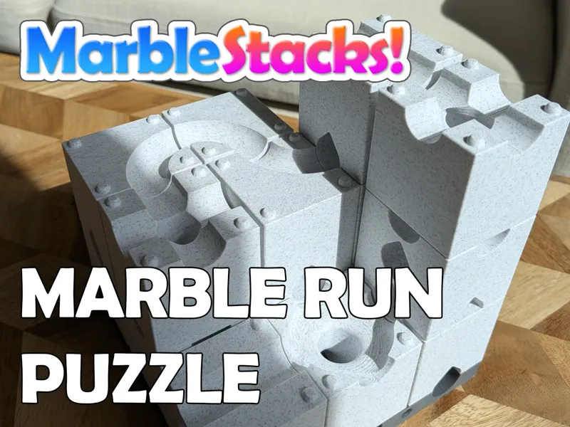 MarbleStacks! Marble Run Puzzle [Core Set]