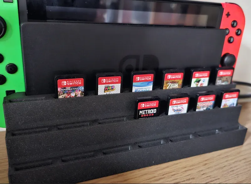 Nintendo Switch Game Stand - Attached to console
