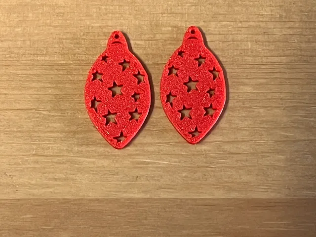 christmas earrings