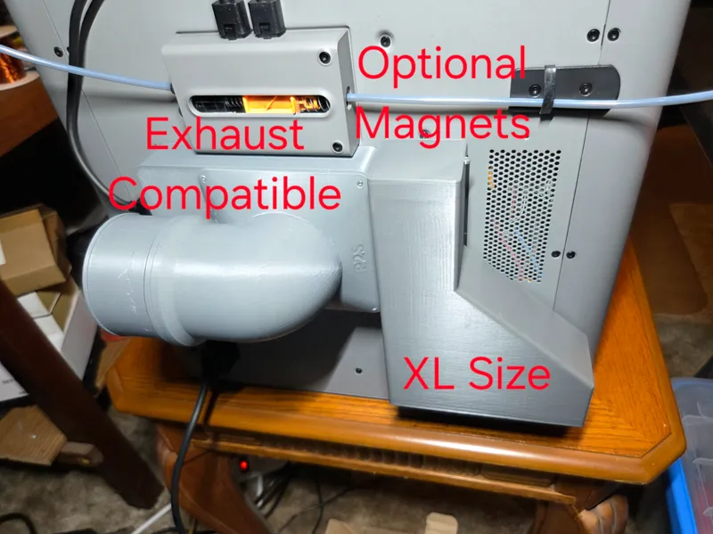 P2S XL Poop Bin Exhaust Fan Compatible