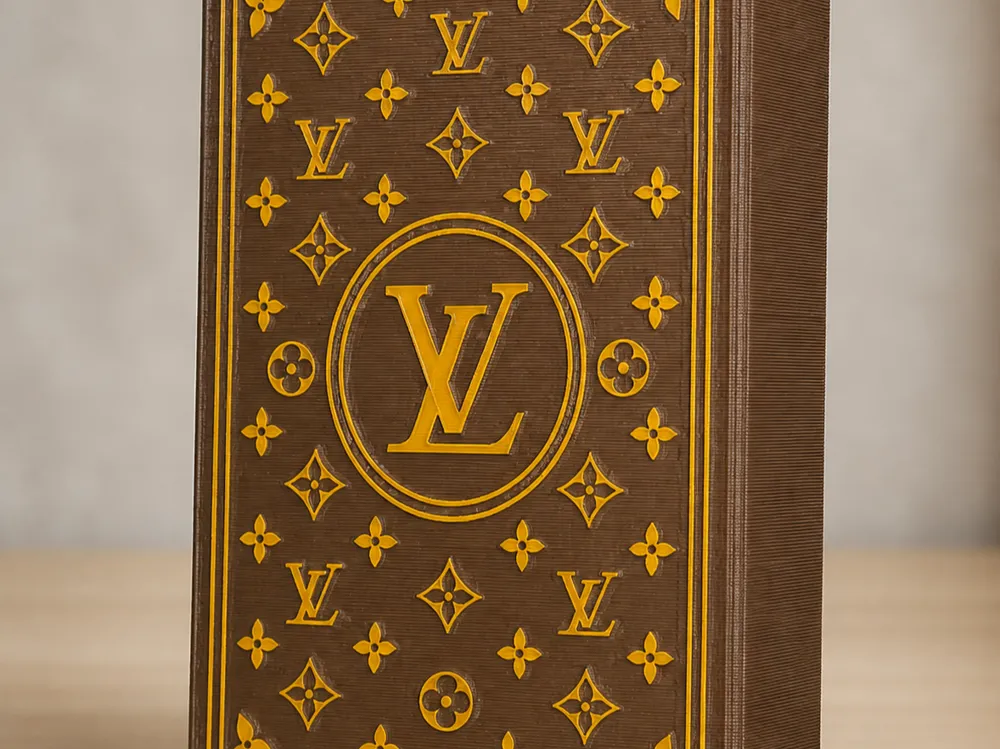 Caja o estuche: louis vuitton book box. Referencia del modelo original.