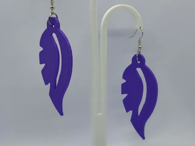 Pendientes hoja de verano