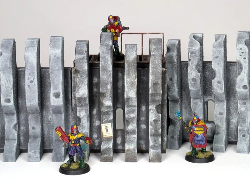 Brutalist Mini Terrain - Precinct Walls