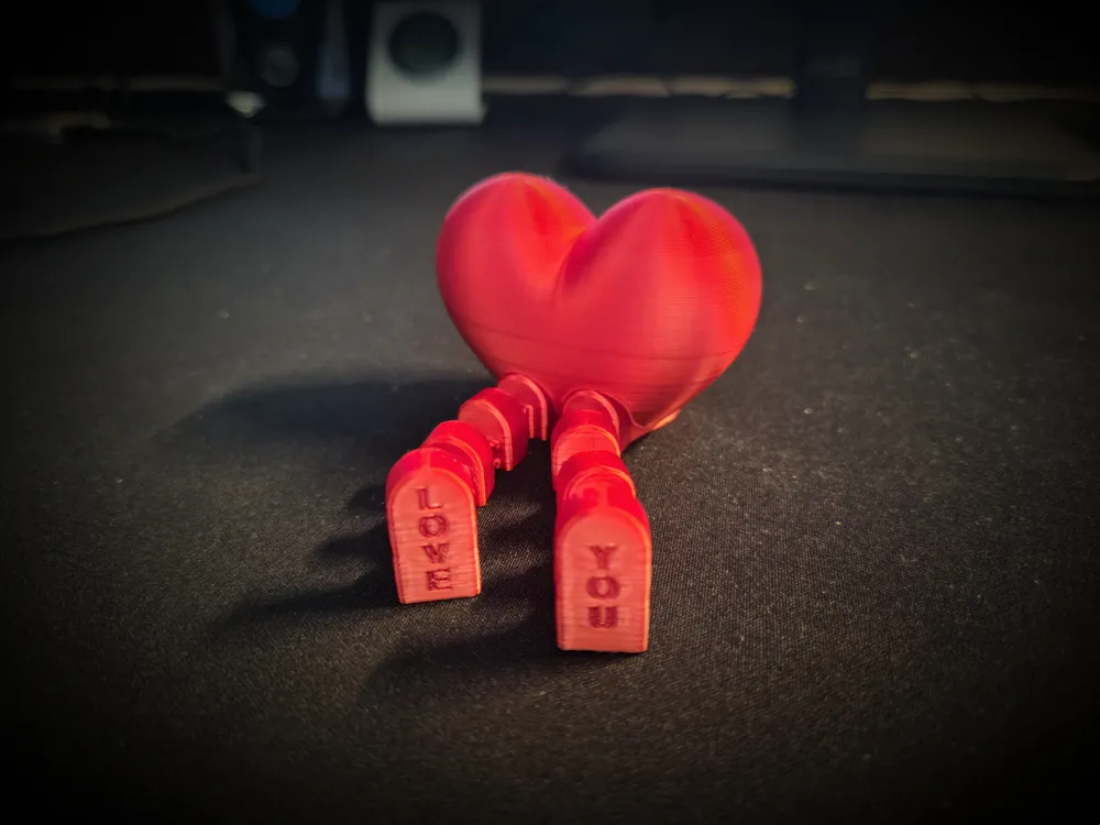 FLEXI HEART - Free 3D Print Model - MakerWorld