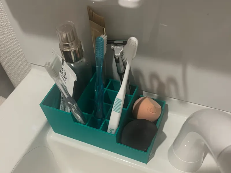 3D Printed Toothbrush Holder & Bathroom Organizer