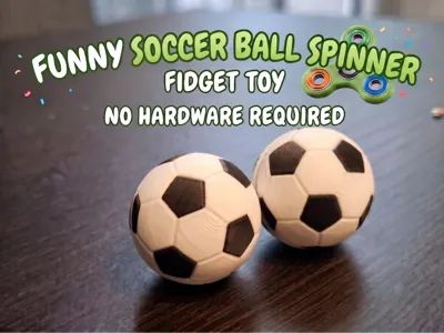 Funny Soccer Ball Spinner, Fidget Toy