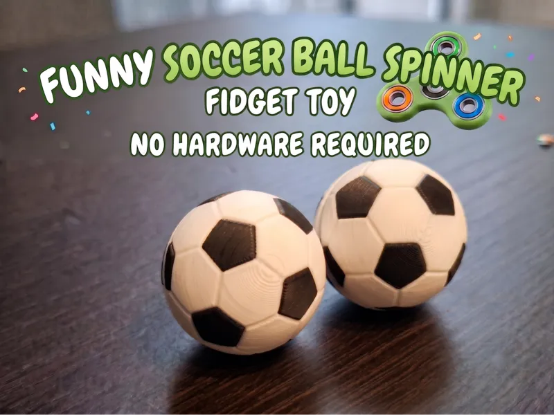 Funny Soccer Ball Spinner, Fidget Toy