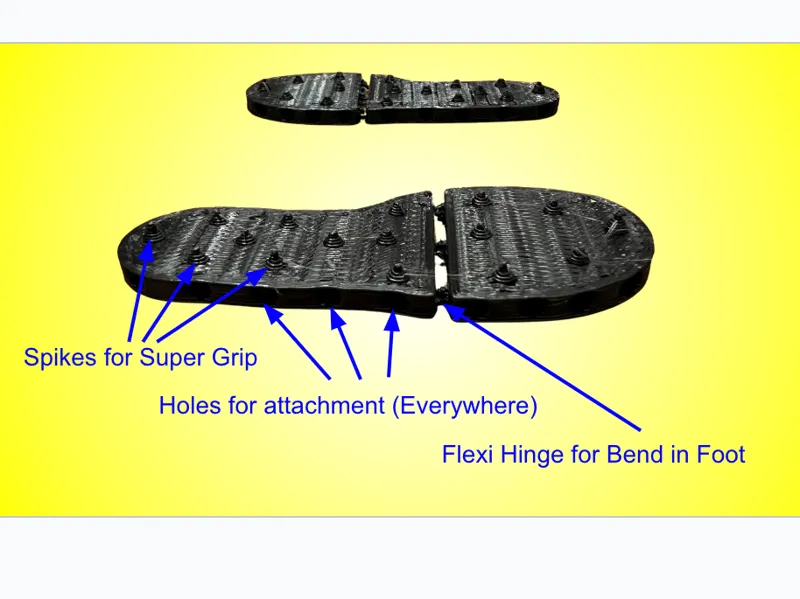 Moonwalk Shoes (Strap on Cleats)