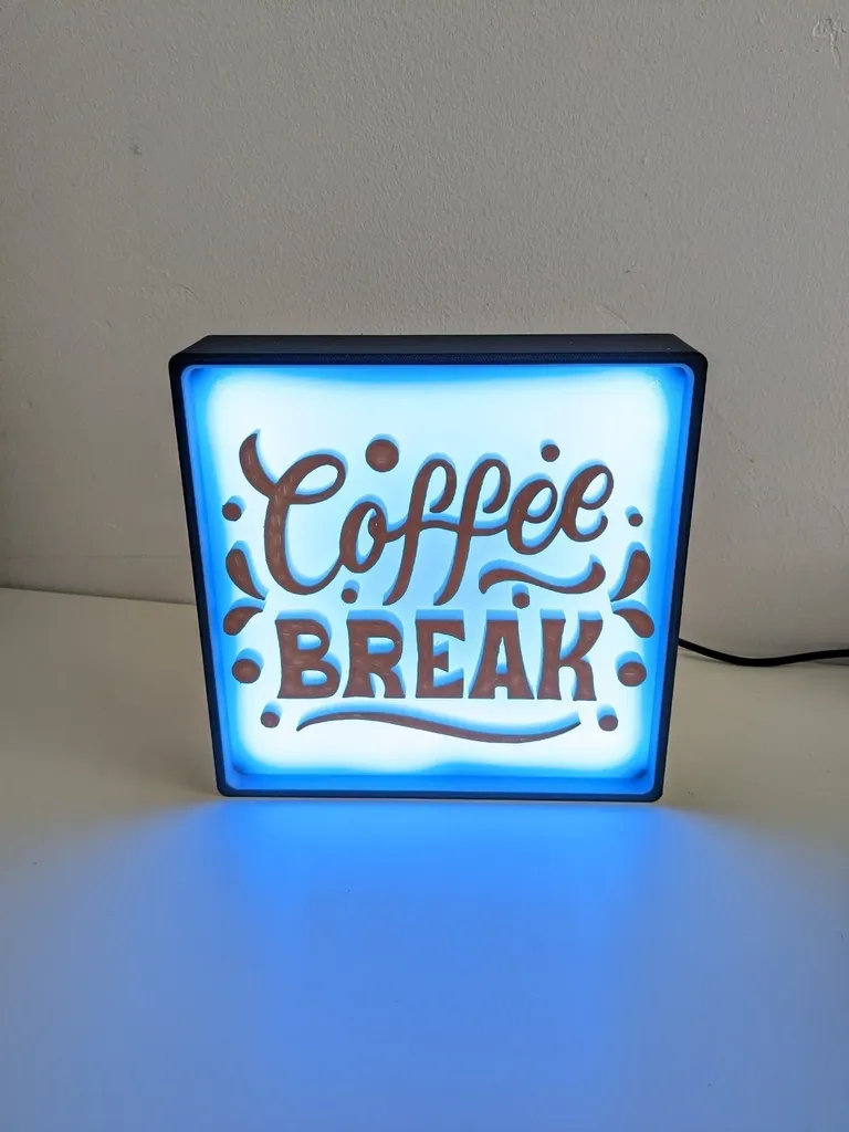 Coffee Break (Light box)