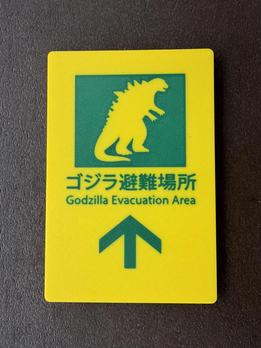 Godzilla Evacuation Signs - Free 3D Print Model - MakerWorld