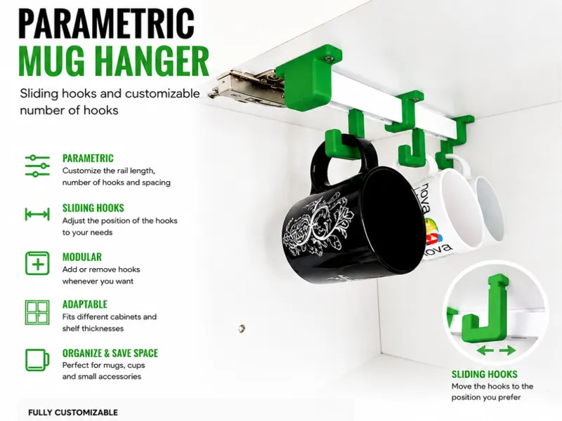 Modular Cup Holder - Space-Saving Organizer
