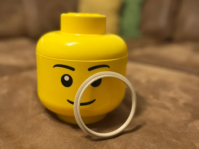 Insert for LEGOhead container