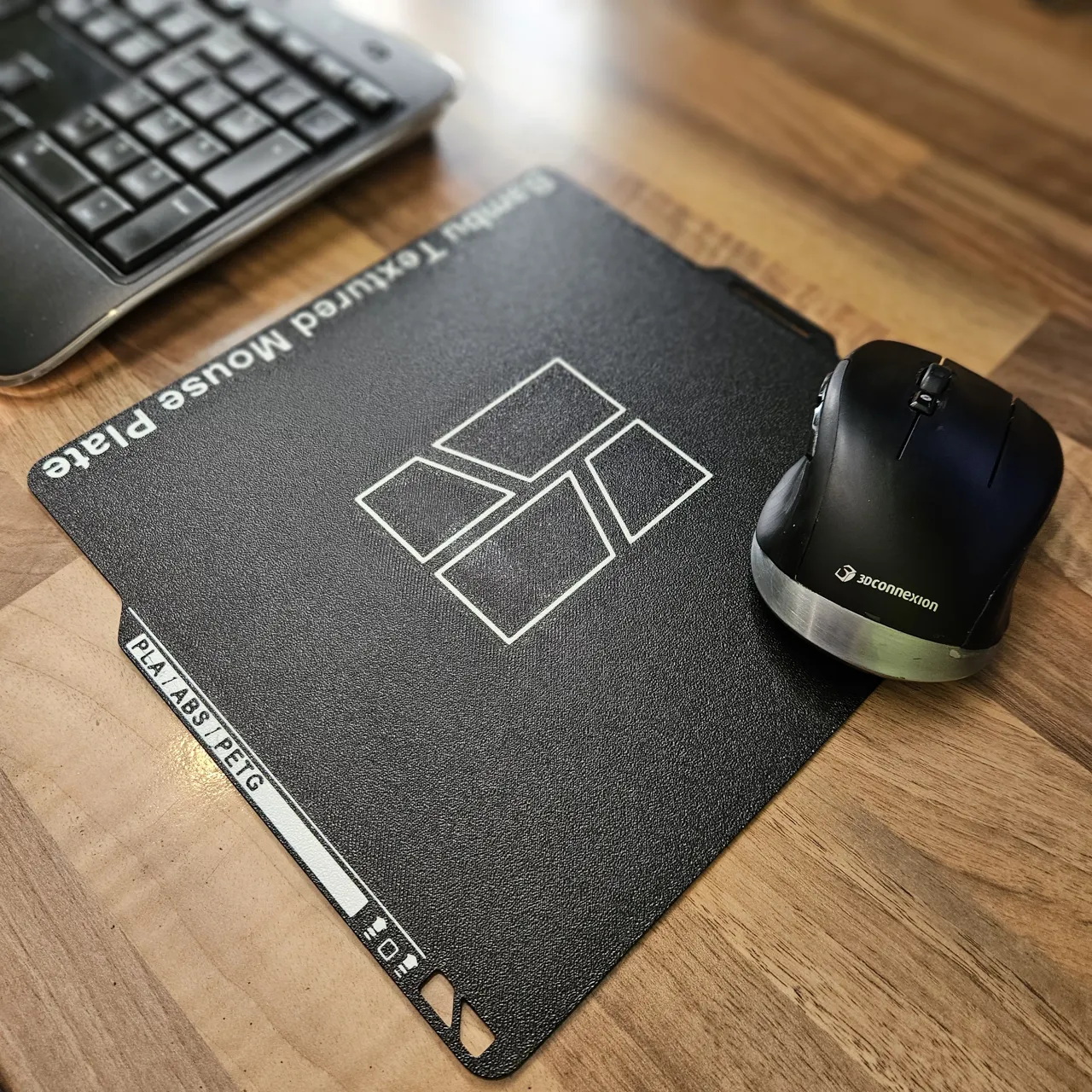Bambu Lab X1 Carbon Build Plate Mouse Pad view 3