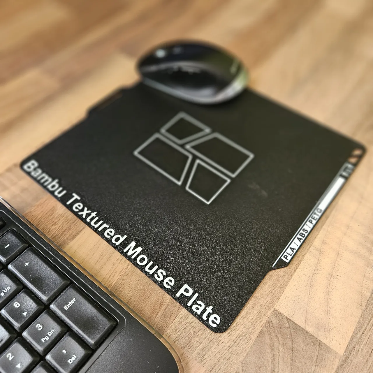 Bambu Lab X1 Carbon Build Plate Mouse Pad view 2