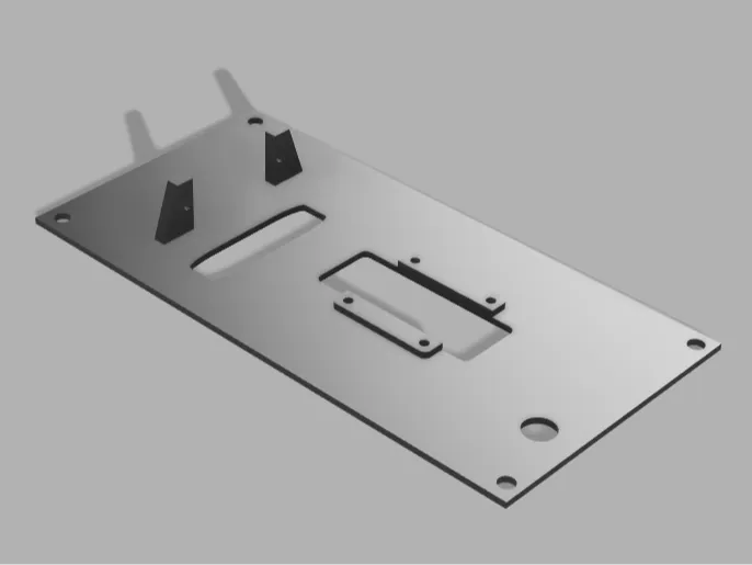 TD Micro Trooper wing bay 20x20 vtx plate