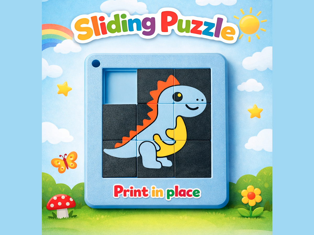 Dino -sliding puzzle