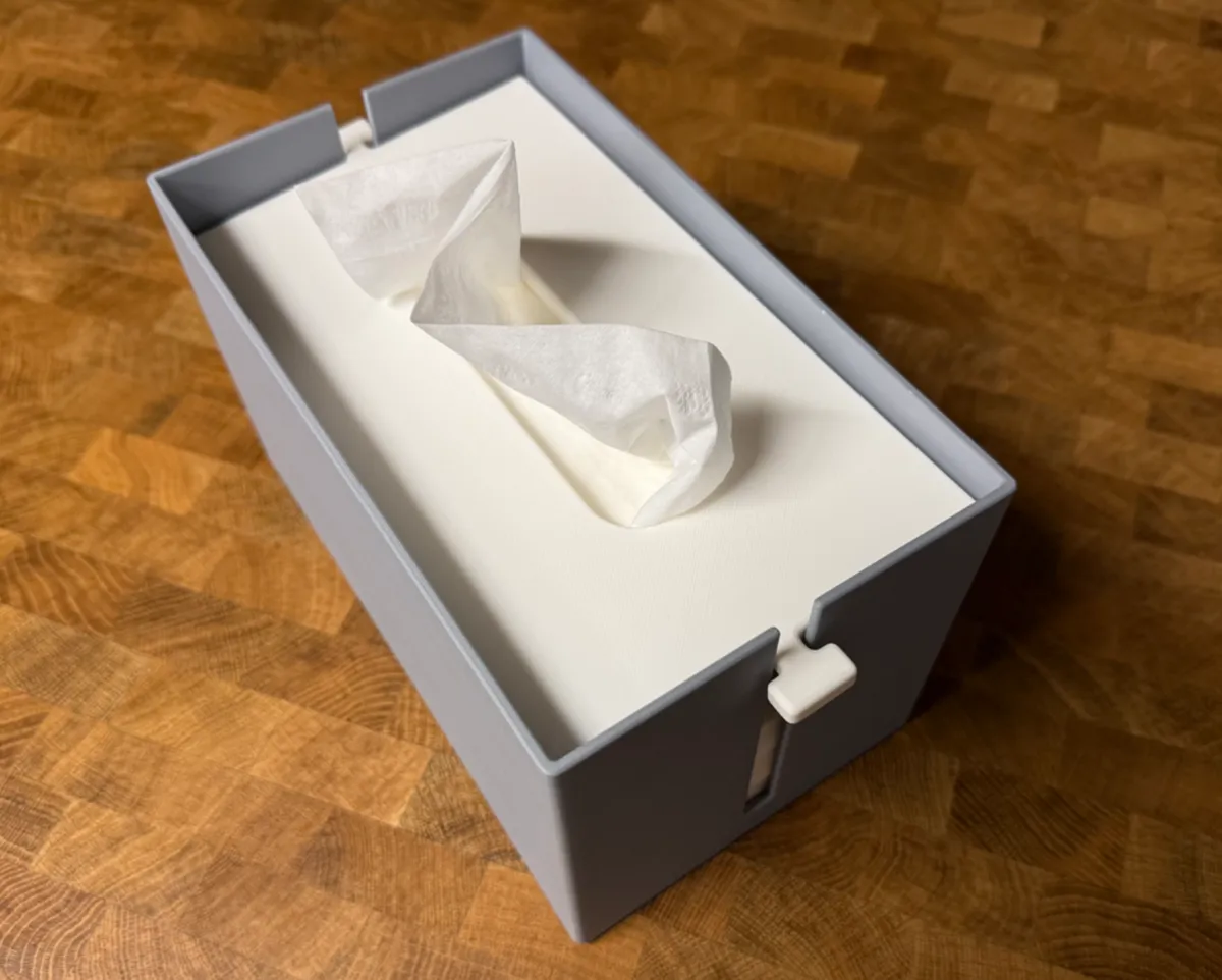 Descending Box Tissue Box self descending lid - Free 3D Print Model - MakerWorld