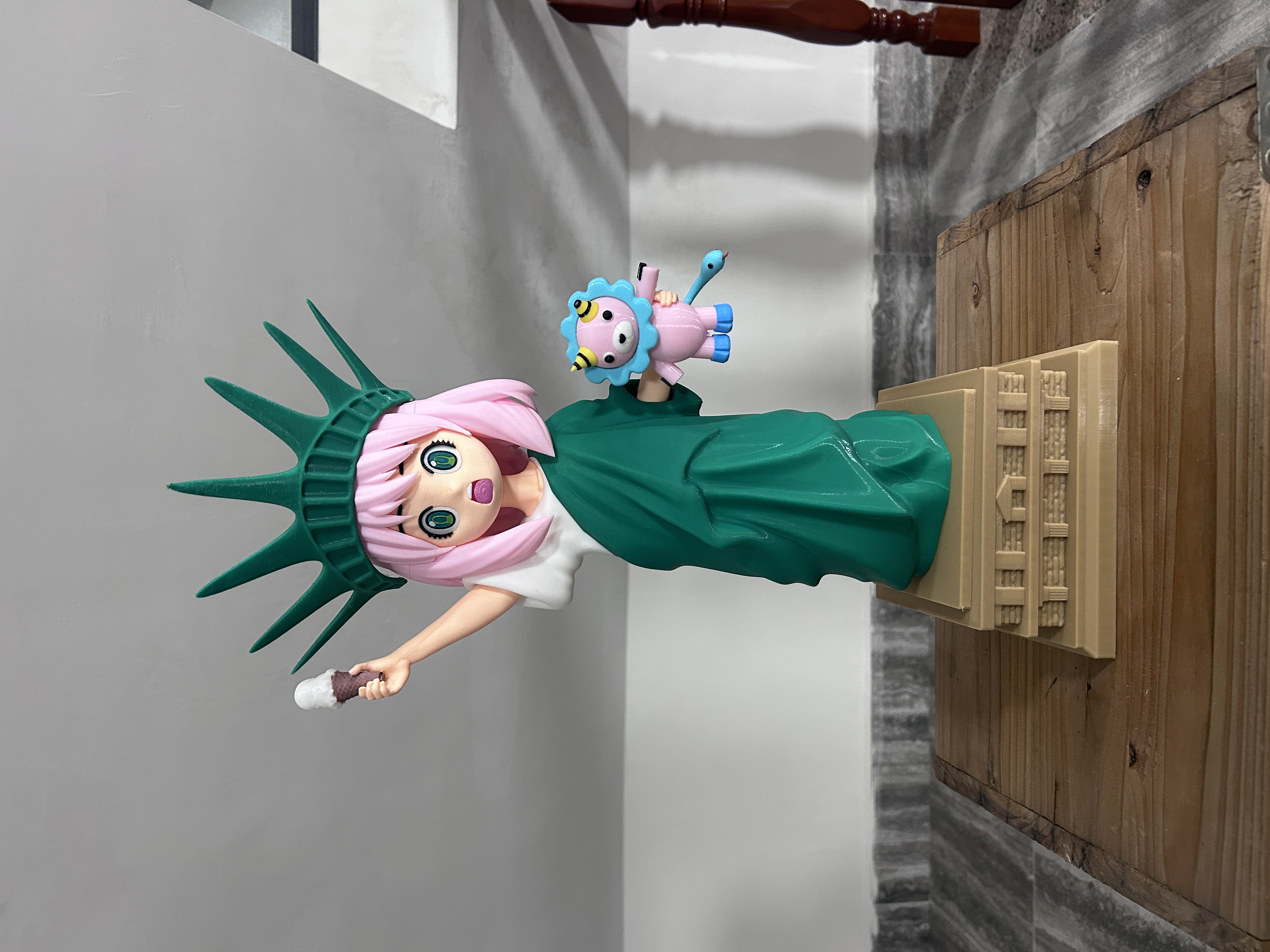 Miniatura 3 do modelo 3D 阿尼亚-自由女神-间谍过家家-分件组装