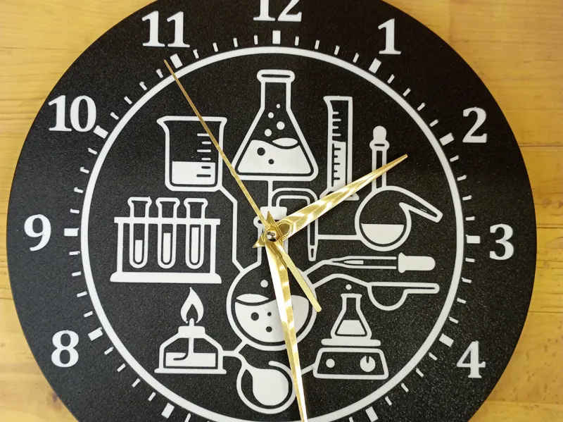 Labor Uhr Chemie Uhr