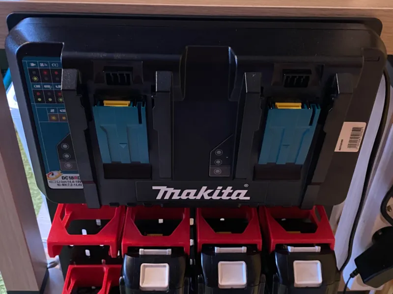 IKEA Skadis Makita DC18RD Holder